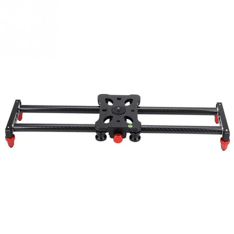 40cm Carbon Fiber DSLR Camera Track Rail Slider Tripod Video Stabilizer