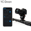 YC ONION Aluminum Motorized Camera Slider App Bluetooth Control Stable Smooth Slider Camera With Motor For Photography DSLR