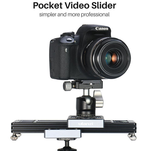 Ulanzi SL-260 Camera Slider Pocket Track Rail for Video Camera DSLR Camcorder Phone Mini Portable DSLR Slider Rail