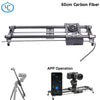 YC Onion Hot Dog 60cm Carbon Fiber Lightweight Portable Camera Motorized Slider for DSLR Mirrorless Camera Bluetooth APP Control
