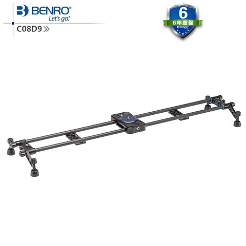 Benro C08D9 Slider MoveOver Serie Light Stable Versatile Carbon Fiber Double Sliders For Video Max Loading