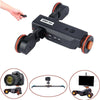 L4X Video Auto dolly Electric Slider Motorized Pulley Car Cine Rolling Skater with Wireless Remote for SLR Camcorder Smart Phone