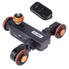 L4X Video Auto dolly Electric Slider Motorized Pulley Car Cine Rolling Skater with Wireless Remote for SLR Camcorder Smart Phone