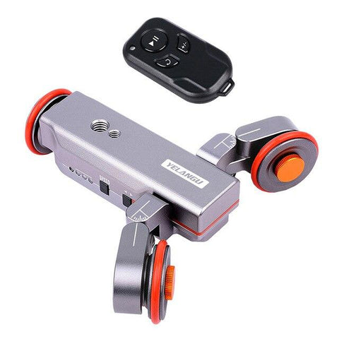 L4X Video Auto dolly Electric Slider Motorized Pulley Car Cine Rolling Skater with Wireless Remote for SLR Camcorder Smart Phone