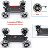 Mobile Rolling Sliding Dolly Stabilizer Skater Slider 11 Inch Articulating Magic Arm Camera Rail Stand Photography Car