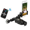 BEESCLOVER 3-Wheels Wirelesss Video Camera Auto Dolly Track Slider Dolly Car Track Rail for DSLR Cameras Camcorders iPhone r25