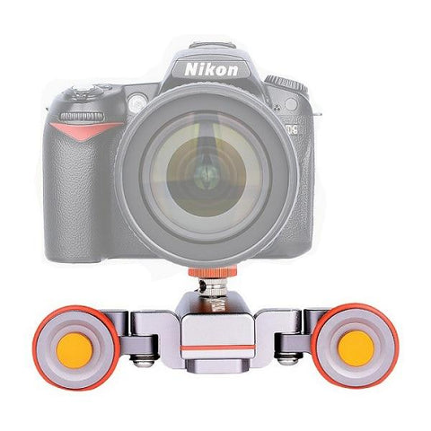 YELANGU L4X Camera Video Mini Track dolly Motorized Electric Slider Motor Dolly Truck Car for Nikon Canon DSLR Camera Camcorder
