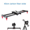 Hot Sale 15.7Inch Carbon Fiber Camera Slider Track with 4 Roller Bearing for Video Movie Making