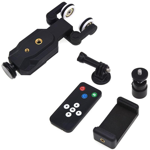 C100 Pro 3-Wheels Wirelesss Video Camera Auto Dolly Track Slider Dolly Car Track Rail For Dslr Cameras Camcorders For Iphone G