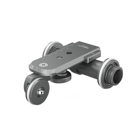 Kingjoy Ppl-06 Mini Motorized Electric Track Slider Dolly Car 3-Wheel Video Pulley Rolling Skater For Dslr Camera Camcorder