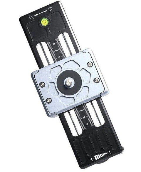 ULANZI SL-260 Dual Track Pocket Video Slider Aluminum Alloy Camera Slider with Flexible Screw Switch Damping Adjusting