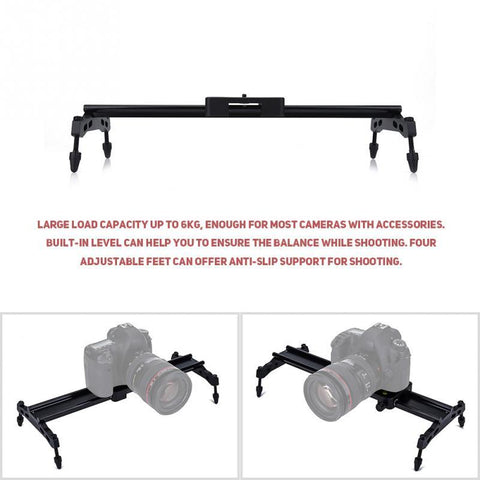 Lightweight Aluminium Alloy Camera Camcorder Track Slider Rail Stabilizer Anti-rust