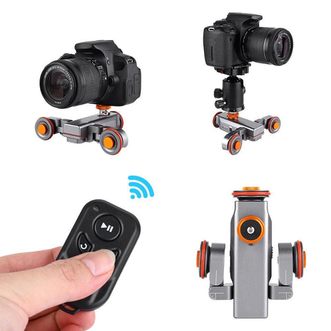 2019 L4X Mini Motorized Electric Track Slider Motor Dolly Truck Car for Camera Camcorder DV