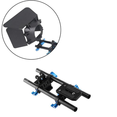 ALLOYSEED Aluminium Alloy DSLR SLR Camera DV Slider Track 1/4 3/8 Thread Tripod Mount Video Stabilizer Tracking Rail Studio Prop