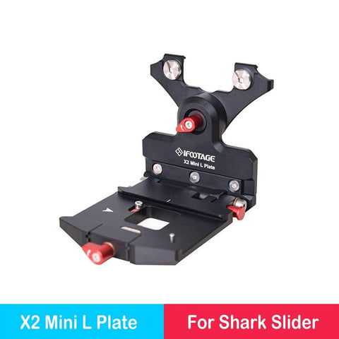 IFootage Mini Shark Slider L-Plate Accessory for The X2 Mini Motion Control Head.