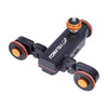 YELANGU L4X Autodolly Electric Track Slider Motor Dolly Tabletop Auto Dolly Rolling Skater Slider for DSLR Camera Camcorder DV