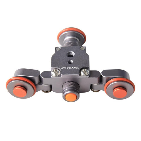 Yelangu L3 Intelligent Electric Video Dolly 3-Wheel Pulley Car Rail Rolling Track Slider Skater For Dslr Camera Camcorder Smar