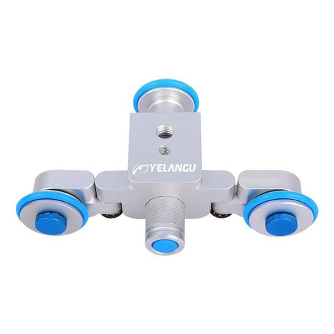 Yelangu L3 Intelligent Electric Video Dolly 3-Wheel Pulley Car Rail Rolling Track Slider Skater For Dslr Camera Camcorder Smar