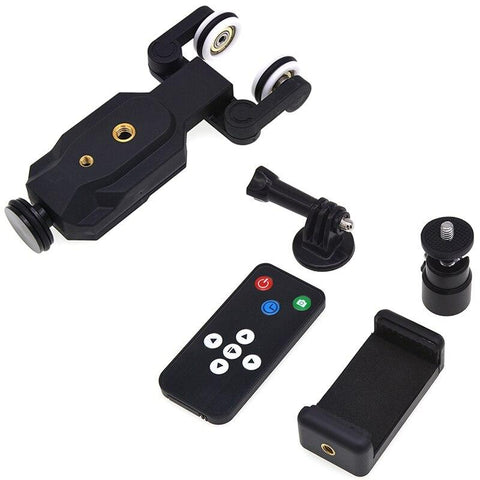 C100 Pro 3-Wheels Wirelesss Video Camera Auto Dolly Track Slider Dolly Car Track Rail For Dslr Cameras Camcorders For Iphone G