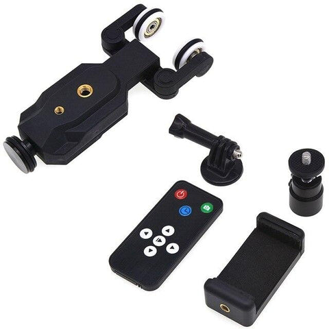 C100 Pro 3-Wheels Wirelesss Video Camera Auto Dolly Track Slider Dolly Car Track Rail For Dslr Cameras Camcorders For Iphone G