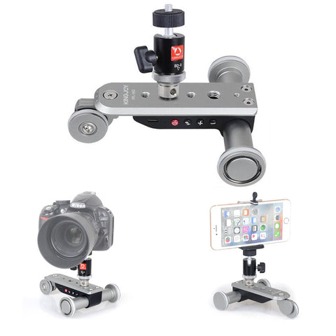 Electric Motorized Slider Camera Slider Dolly Car Rails Systems for DSLR Camera Macro Video Slider Phone Video Shooting Slider