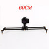 60cm/80cm/100cm/120cm 6 Bearing Carbon DSLR Camera DV Slider Track Rail Video Stabilizer Slide for Photography Studio Camcorder