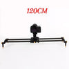 60cm/80cm/100cm/120cm 6 Bearing Carbon DSLR Camera DV Slider Track Rail Video Stabilizer Slide for Photography Studio Camcorder