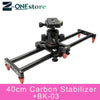 40cm DSLR Camera Video carbon fiber Slider Track Dolly Rail Stabilizer System for Canon Pentax Sony Camcorder SLR  DV Movie Film