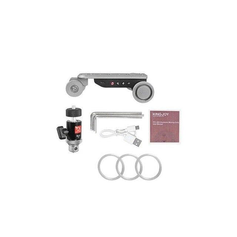 3-Wheel Auto Dolly 5 Speeds Motorized Video Car Slider Skater for iPhone Samsung Smartphone for GoPro Action Cam for Canon Sony