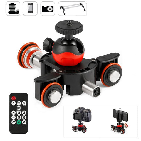 Photography Remote Control Slider Rail Systems SmartPhone DSLR Camera Electric Dolly Track Slider Mini Motorized Camera Sliders