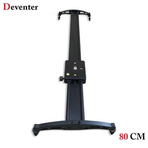 Deventer 80cm Aluminum Alloy Camera Track Slider Video Stabilizer Rail for DSLR Camera Video Film Photography Load to 8KG