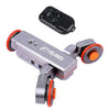 Electric Dolly 3-Wheel Pulley Car Rail Rolling Track Slider With Manual Remote Control For Smart Phone DSLR Camera Professional