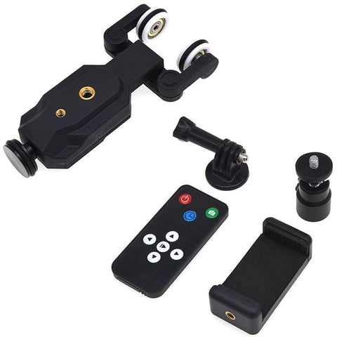 C100 Pro 3-Wheels Wirelesss Video Camera Auto Dolly Track Slider Dolly Car Track Rail For Dslr Cameras Camcorders For Iphone G