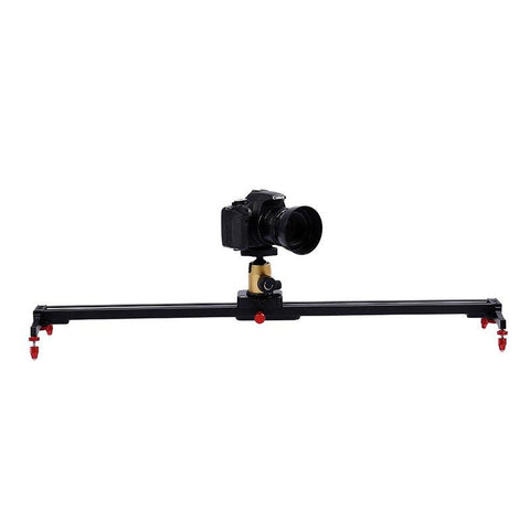 60cm/80cm 4 Bearing Aluminum DSLR Camera DV Damping Slider Track Rail Video Stabilizer Slide for Photography Studio Camcorder