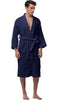 High Quality Winter Warm Cotton Men Robe 2017 Long Sleeve Sleepwear Kimono Robes Hotel Spa Soft Plush Bathrobe Nightgown Pijamas