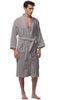 High Quality Winter Warm Cotton Men Robe 2017 Long Sleeve Sleepwear Kimono Robes Hotel Spa Soft Plush Bathrobe Nightgown Pijamas
