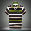 Men Classic Striped Polo Shirt Cotton Short Sleeve NEW Arrived 2016 summer Plus size M-XXXXL
