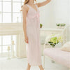 New Arrivals Lace Nightgowns Soft Home Dress Vintage Sleep Shirts Sexy Nightwear Spaghetti Strap Solid Nightgown Female #H164