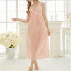New Arrivals Lace Nightgowns Soft Home Dress Vintage Sleep Shirts Sexy Nightwear Spaghetti Strap Solid Nightgown Female #H164