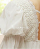 Free Shipping Silk And Cotton Princess Nightdress Women's White Pijamas Long Nightgowns Vintage Sleepwear