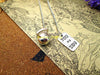 15x9X7mm  Antique Tibetan Silver Kettlebell necklace with barbells,me versus me,you versus you,strongth pendant necklace