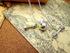 15x9X7mm  Antique Tibetan Silver Kettlebell necklace with barbells,me versus me,you versus you,strongth pendant necklace