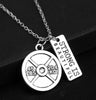 Fashion jewelry Fitness Necklace - Kettlebell Dumbbell Weightlifting Gym Charms Crossfit Pendant Jewelry Gift Sports Accessories