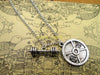 Fashion Hot Sale 45lbs/20.4kg circle with  kinds of dumbell,kettlebell and barbells charm pendant Necklace