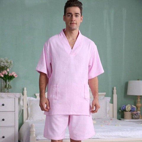Cotton khan steam suit men bathrobe nightdress nightgown women sleepwear for girls lovers long soft robe  spring summer