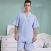 Cotton khan steam suit men bathrobe nightdress nightgown women sleepwear for girls lovers long soft robe  spring summer