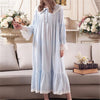 New Arrivals Vintage Nightgowns Sleepshirts Elegant Home Dress Lace Sleepwear Women Sleep & Lounge Soft Cotton Nightgown #H183
