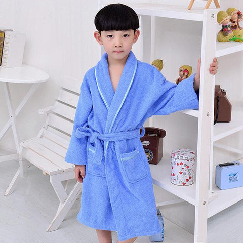Children bathrobe baby cotton men nightgown summer towel fleece cartoon cap boys and girls bathing bath spa christmas spring