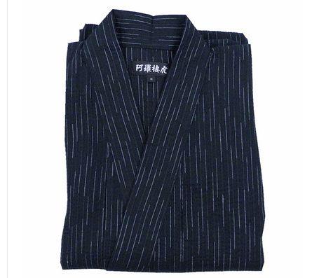 2017 New Arrival Men 100% cotton Bathrobe Male Traditional Japanese Kimono male hotel travel nightgown Men's Bath Robe 122601