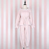 Super Cute Rabbit & Bear Girls Lolita Soft Fleece Pink Sleep Dress Kawaii Gown Vintage Princess Hooded Nightgowns